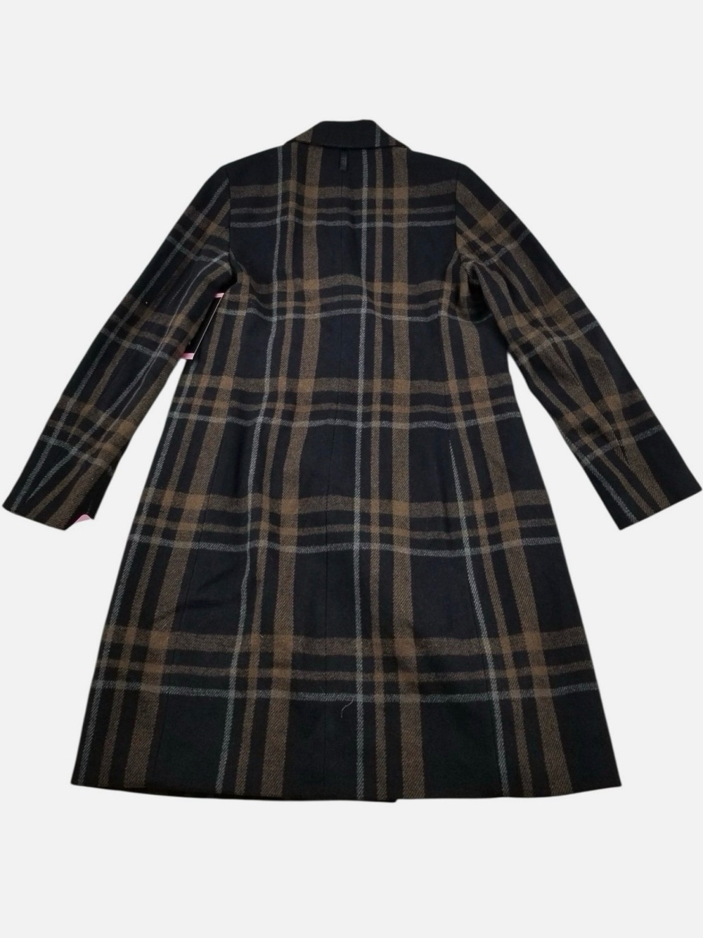 DKNY Navy and Brown Plaid Stylish Comfort for Cooler Weather - Picture 5 of 7